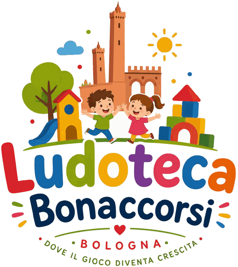 Logo Ludoteca Bonaccorsi Bologna — dove il gioco diventa crescita